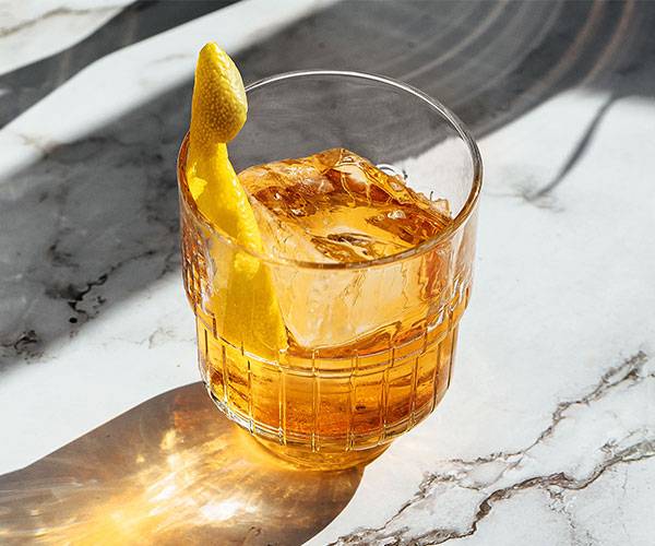 Gold Rush cocktail made with Sons of Mitch's Tennessee Whiskey